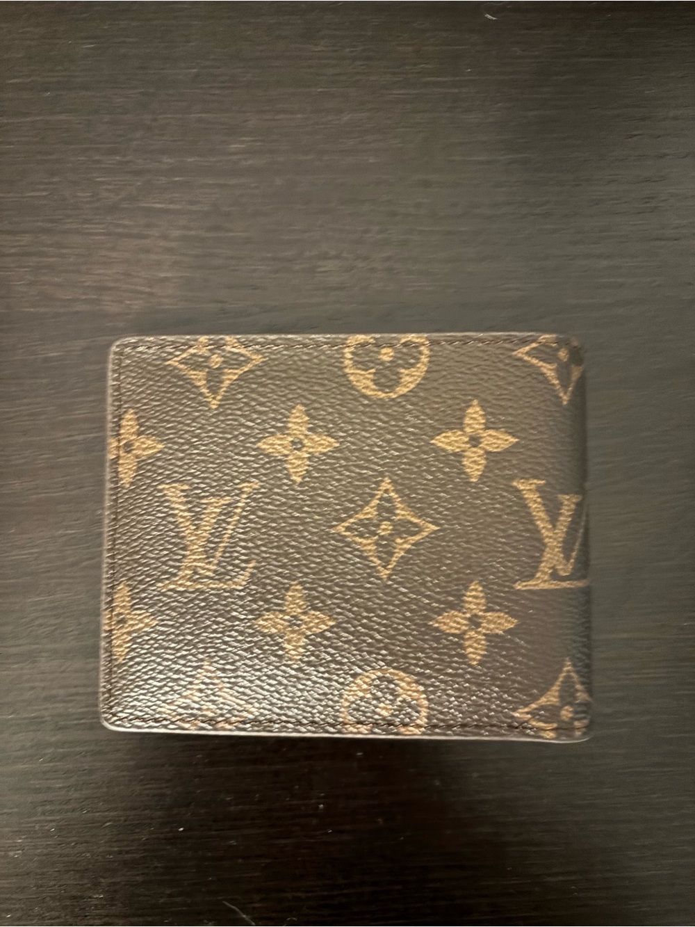 Louis Vuitton Monogram Canvas Men's Bifold Wallet in Brown and Tan